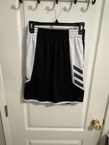 Adidas Boys Aeroready Shorts Black/White Large 14/16 - Picture 1 of 5
