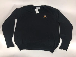 Chicago Blackhawks V Neck Sweater Black Size Medium - Picture 1 of 6