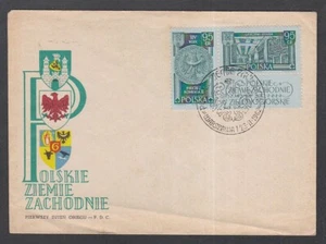 Poland 1962 FDC Polish Western Lands Konrad's Seal Gorzow-Stilon Zielona Góra - Picture 1 of 1