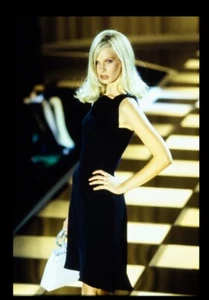 Vintage Gianni Versace | Spring 1996 Runway Collection | Silk Dress *In Ivory* - Bild 1 von 10