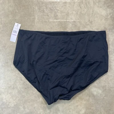 Traje de baño Carmen Marc Valvo para mujer Plus 22W negro Resort Beach Basic Foto 1 de 4