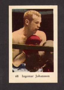 Ingemar Johansson Boxing Vintage 1960s Card from Sweden #68 - Picture 1 of 1