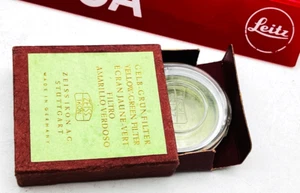 Leica Leitz Filter Gelb-Gruen, in orig Box and Case, A37 - Picture 1 of 3