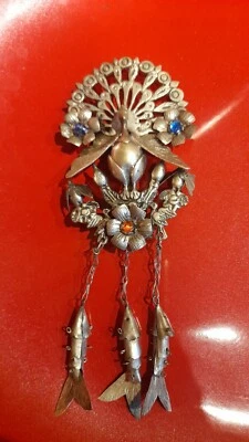 Spilla Argento peruviana - Immagine 1 di 4