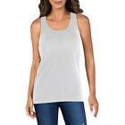 Aqua Womens White Padded Workout Fitness Tank Top Athletic S BHFO 9597