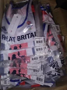 Adidas Response Herren Team GB Olympische Spiele Laufen Singlet Fitnessstudio Trainingsweste - Bild 1 von 4