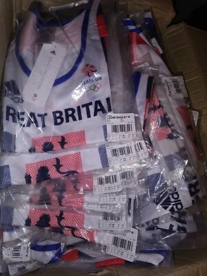 Adidas Response Mens Team GB Olympics Running Singlet Gym Training Vest - Image 1 of 4
