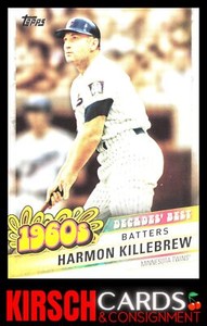 Harmon Killebrew 2020  Topps #DB-25 Decades' Best (Series 2) (Minnesota Twins)