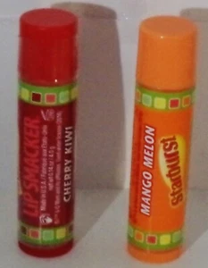 2 Geschmacksrichtungen LIP SMACKERS Starburst Lippenbalsam Mango Melone & Kirsche Kiwi versiegelt - Bild 1 von 1