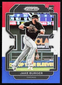 2022 Panini Prizm Red/White/Blue Prizm Jake Burger #90 Chicago White Sox - Picture 1 of 2