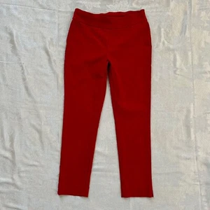 CHICO'S Red Slim Ankle Skinny Casual Pants Slacks Size 4R - Picture 1 of 11