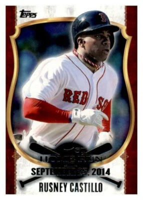 Rusney Castillo 2015 Topps Series 2 1st Home Run Card #FHR-22 - Image 1 of 2