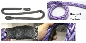 5/8" X 10' SPECTRA SUPER SLING RECOVERY ROPE WINCHING TOW TRUCK HONEYWELL - Imagen 1 de 1