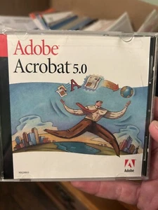 Adobe Acrobat 5.0 Macintosh Upgrade CD And Case - Picture 1 of 3