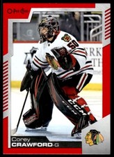 2020-21 O-Pee-Chee RED  Border Corey Crawford Chicago Blackhawks #169 R41