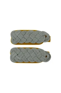 WWII German Luftwaffe Flight Fallschirmjäger major Shoulder Boards - Imagen 1 de 2