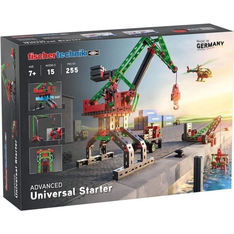 kit de construção fischertechnik 536618 iniciador universal - 30% OFF 255 peças - Imagem 1 de 1