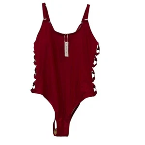 Edel Qual Red One Piece Bathing Suit Sz.XXL NWT - Picture 1 of 5