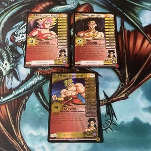 2003 dragon Ball z Broly empowered gold foil promo card limited + 2 Moore Cards - Picture 1 of 10