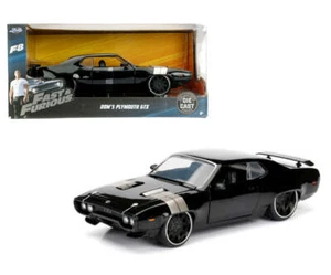 1:24 Dom's Plymouth GTX -- Black -- Fast & Furious JADA - Picture 1 of 5