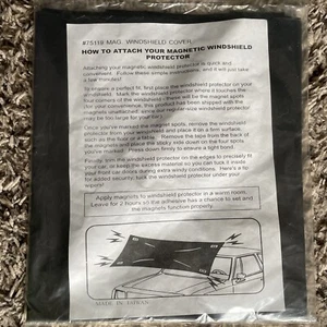Magnetic Auto Windshield Cover #75119 New In Package - Picture 1 of 2