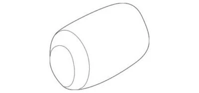 Buje delantero brazo de control inferior genuino GM 2002-2009 Chevrolet Pontiac 21990364 Foto 1 de 2