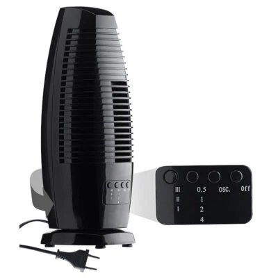 Sichler Design-Tischventilator, Oszillation, Timer, 3 Geschwindigkeiten, 25 W - Bild 1 von 4