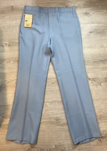 Vintage 1980’s Levis Action Slacks, Mens Blue USA STA-PREST Disco NWT Size 38x34 - Picture 1 of 11