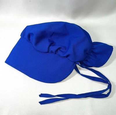 Pioneer Bonnet Adult Size Frontier Woman, Colonial   Cosplay Costume Blue - Image 1 of 4
