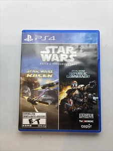 PS4 Star Wars Racer and Republic Commando Combo - Sony PlayStation 4 PS4 Tested - Picture 1 of 4
