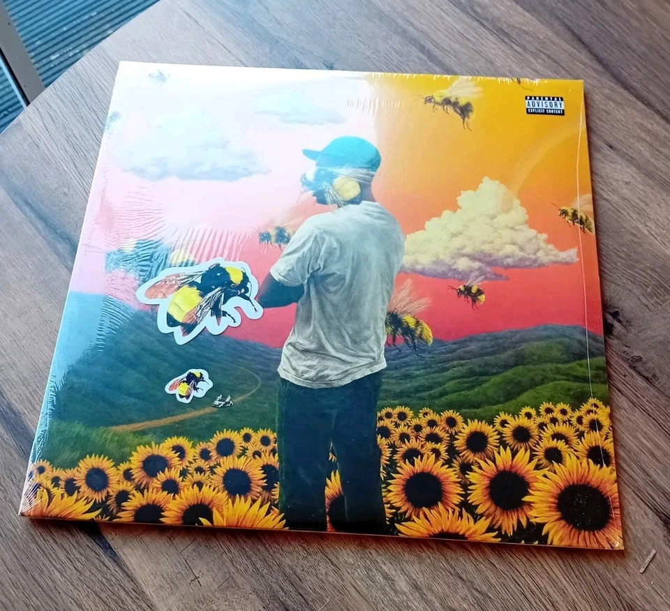 Tyler the Creator - Scum F*ck Flower Boy Yellow Vinyl LP S & 2 stickers Sealed! - Image 1 of 4