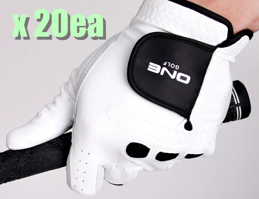 Premium Cabretta Men's Golf Glove Genuine Leather x 20ea / Tracking - Image 1 of 4