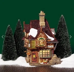 DEPT 56 Dickens MELANCHOLY TAVERN!  A Christmas Carol, Xmas Lighted Rare, 3D - Picture 1 of 7