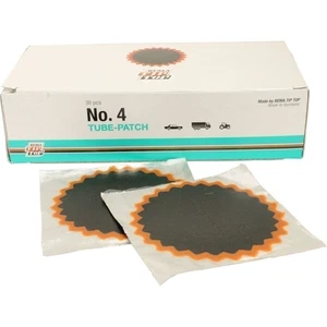 REMA TIP TOP No.4  Round Red Edge Tube Patch 3" -  Box of 30 - Picture 1 of 1