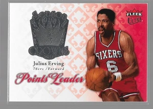 Corone Julius Erving 2007-08 Fleer Ultra Stagione SC-17 76ers Avanti - Foto 1 di 2