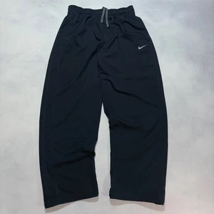 Nike Dri-FIT Jogginghose Herren Large schwarz Baggy weites Bein Trainingshose Training Y2K - Bild 1 von 9