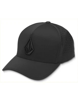 Volcom Stone Vented Adjustable Curved Peak Cap Black men - Image 1 of 3