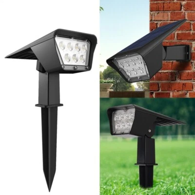 DOPA STORE Faretto a Picchetto 3.5W da 7LED Con Pannello Solare Lampada Ricaricabile IP65