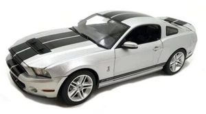 Shelby GT500 2011 Ingot Silver with Black Stripes 1:18 GREENLIGHT 13673 - Foto 1 di 1