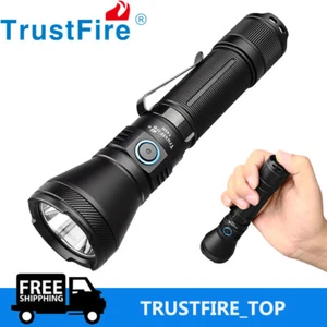 Trustfire 1800 Lumen LED Tactical Hunting Flashlight EDC USB Rechargeable IP68 - Picture 1 of 18