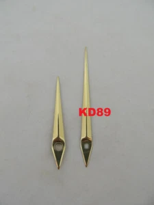 Aiguilles Flèches pour mécanisme mouvement Quartz Junghans UTS Hermle 48 mm Doré - Picture 1 of 1