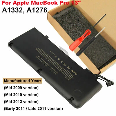 Batería para Apple MacBook Pro 13"" mediados de 2009 2010 2012 principios/finales de 2011 A1278 A1322 Foto 1 de 4