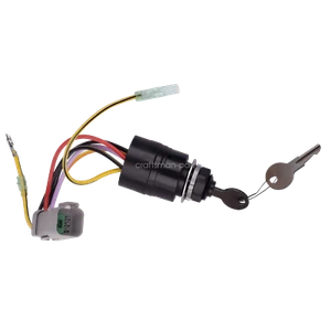 "NEW Grey Plug Marine Ignition Switch w/Keys - Universal Fit for Tracker Boats" - Picture 1 of 8