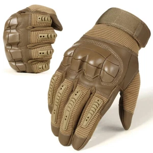 Tactical Hard Knuckles Gloves Army Military Hunting Shooting Anti-Skid Gloves US - Picture 1 of 24