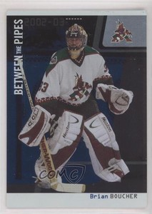 2002-03 ITG Be A Player Between the Pipes Brian Boucher #56