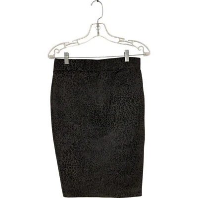 Falda lápiz A Byer negra carbón para mujer talla M estampado animal nueva con etiquetas Foto 1 de 4