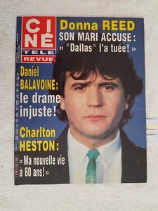 CINE REVUE N°4 1986 DANIEL BALAVOINE DONNA REED CHARLTON HESTON LANDERS USTINOV - Picture 1 of 18