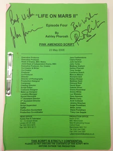 Life on Mars script signed by Phil Glenister - Picture 1 of 1