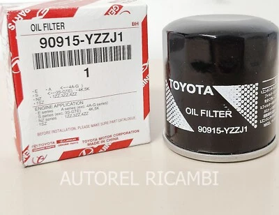 FILTRO OLIO ORIGINALE TOYOTA AYGO-COROLLA-RAV 4-YARIS - VW - SUZUKI-FIAT-CITROEN