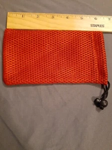 NEW Red Protection Phone Sleeve Phone Pouch Mobile Drawstring Bag USA SHIP - Picture 1 of 2